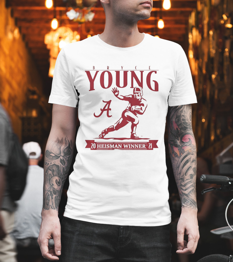 Bryce Young Alabama Crimson Tide A Heisman Winner T-Shirt