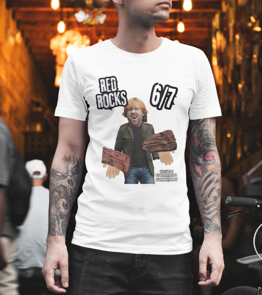Trey Anastasio Red Rocks 6/7 With The Colorado Symphony T-Shirt