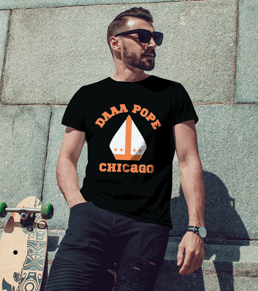 Daaa Pope Chicago Bears Miter Hat Mike Ditka T-Shirt