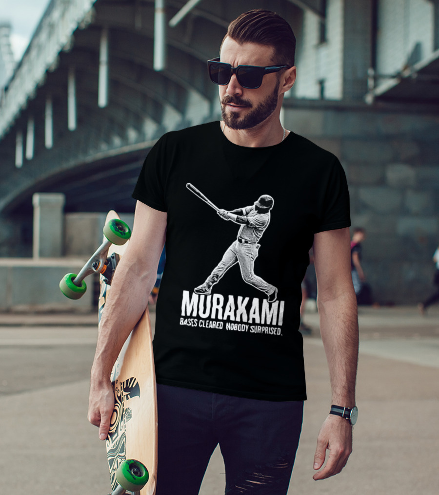 Murakami Bases Cleared Nobody Surprised Swinger Tokyo Yakult Swallows T-Shirt
