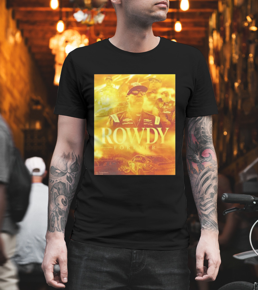 Kyle Busch Rowdy Forever Racing Daytona NASCAR 1985 2026 T-Shirt
