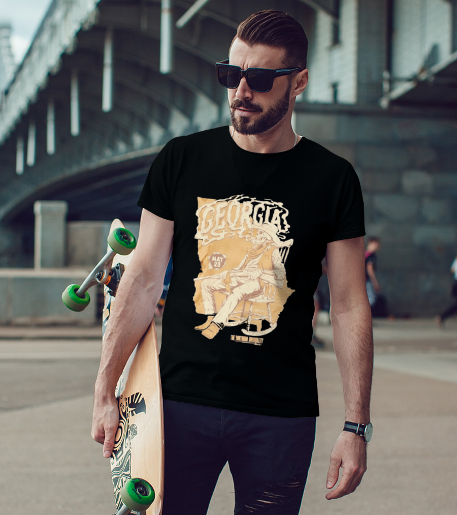 Georgia Skeleton Cowboy Southern Hospitality Tour May 23 MMXXVI T-Shirt