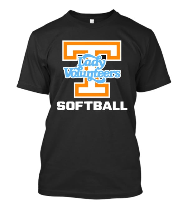 University Of Tennessee Lady Volunteers Orange Softball Team T-Shirt