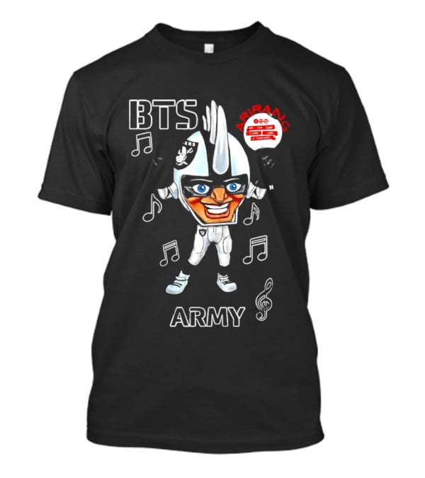 BTS ARMY Las Vegas Raiders World Tour 2026 Arirang T-Shirt
