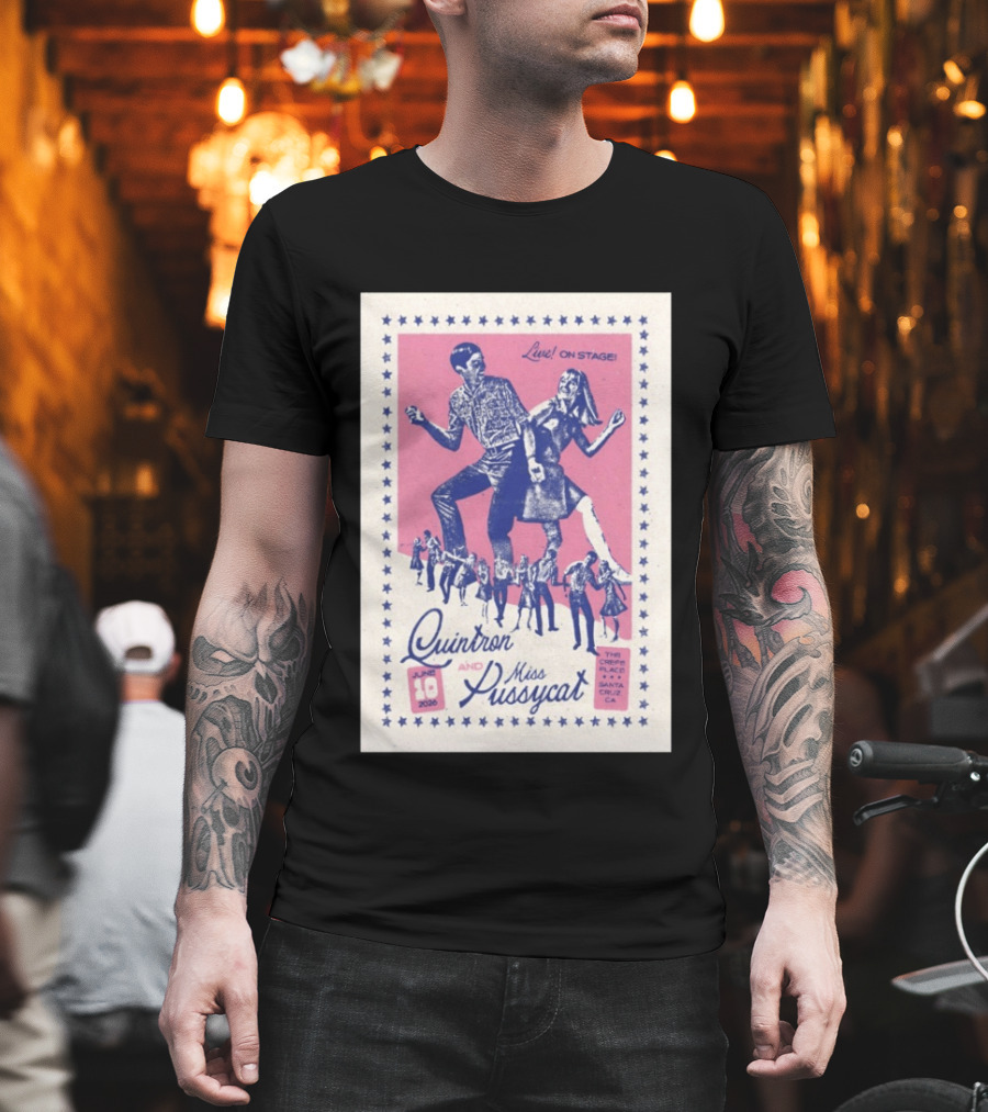 Quintron And Miss Pussycat Live On Stage June 10 2026 Santa Cruz CA Tour T-Shirt