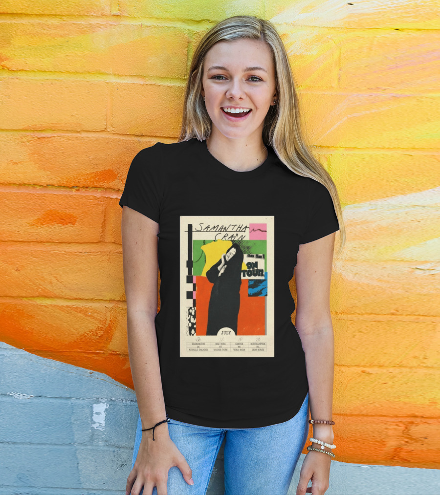 Samantha Crain On Tour July 2026 Washington DC New York NY Easton MD Northampton MA Miracle Theater Wagner Park Word Barn Iron Horse T-Shirt