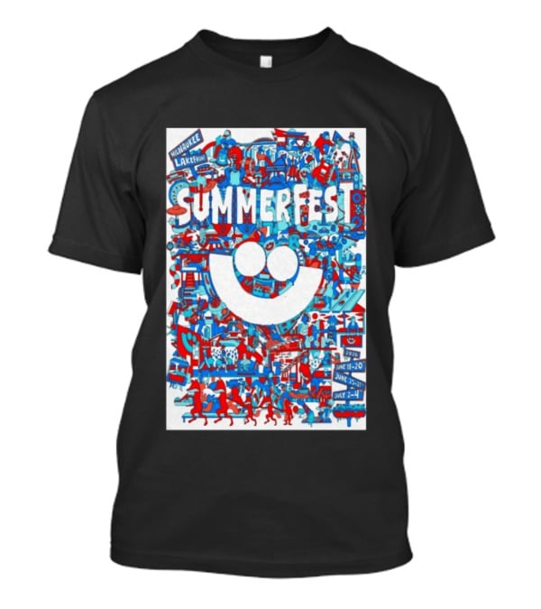 Summerfest Milwaukee Lakefront 2026 June 18 20 June 25 27 July 2 4 Event T-Shirt