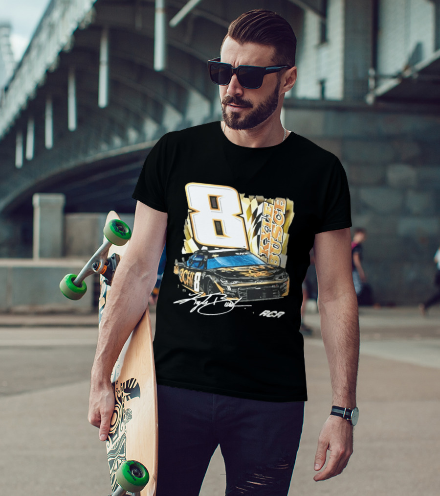 Kyle Busch 8 RCR NASCAR Race Car Signature T-Shirt