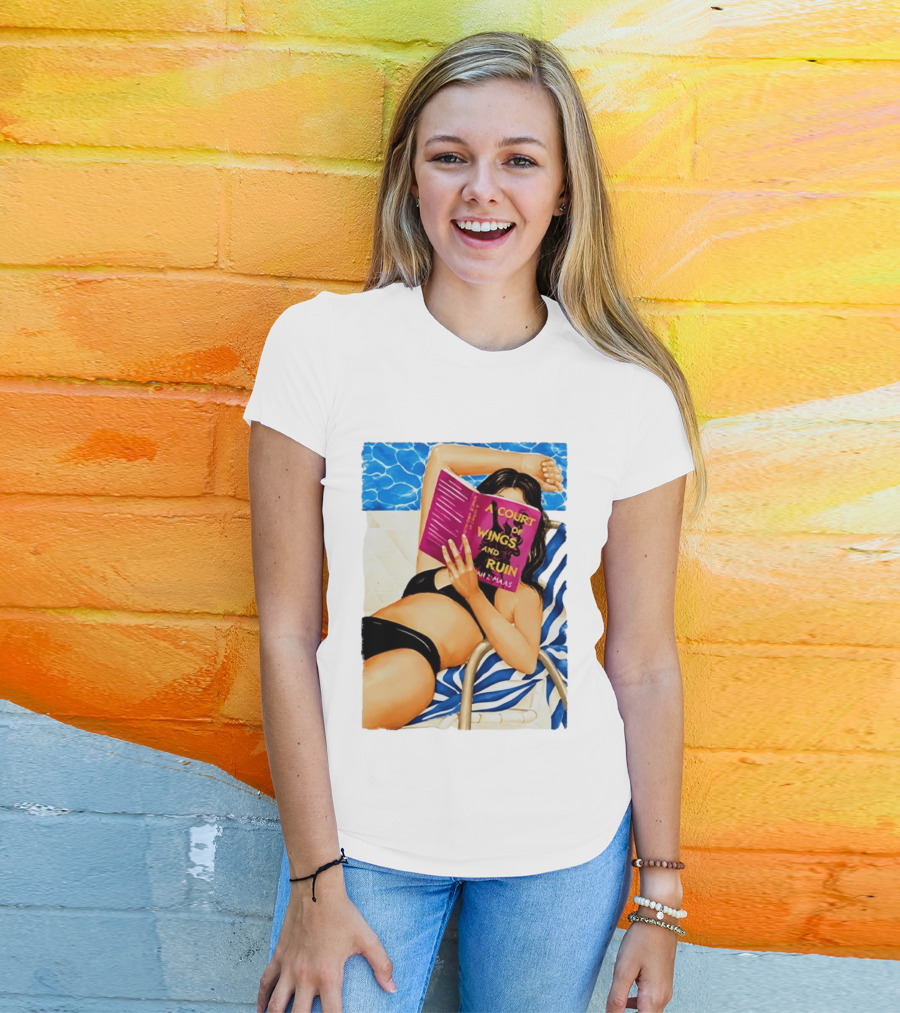 A Court Of Wings And Ruin Summer Poolside Reading Relaxation T-Shirt