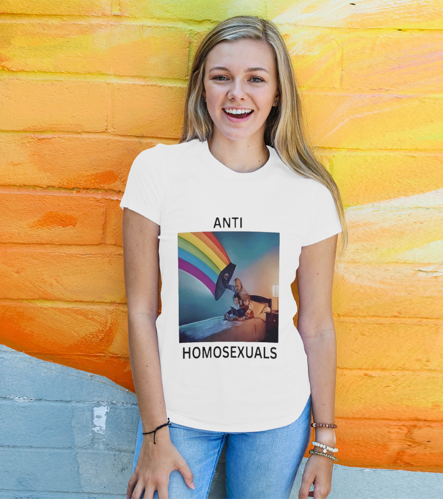 Anti Homosexuals Pride Rainbow T-Shirt