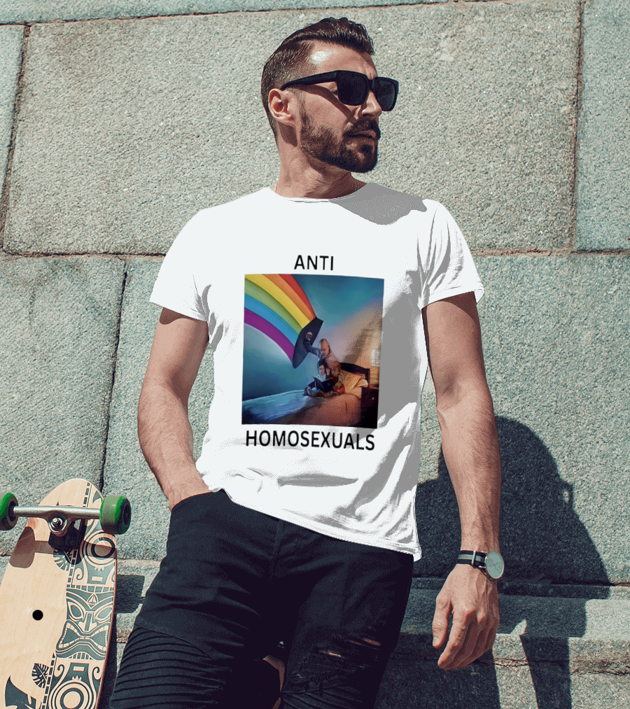 Anti Homosexuals Pride Rainbow T-Shirt