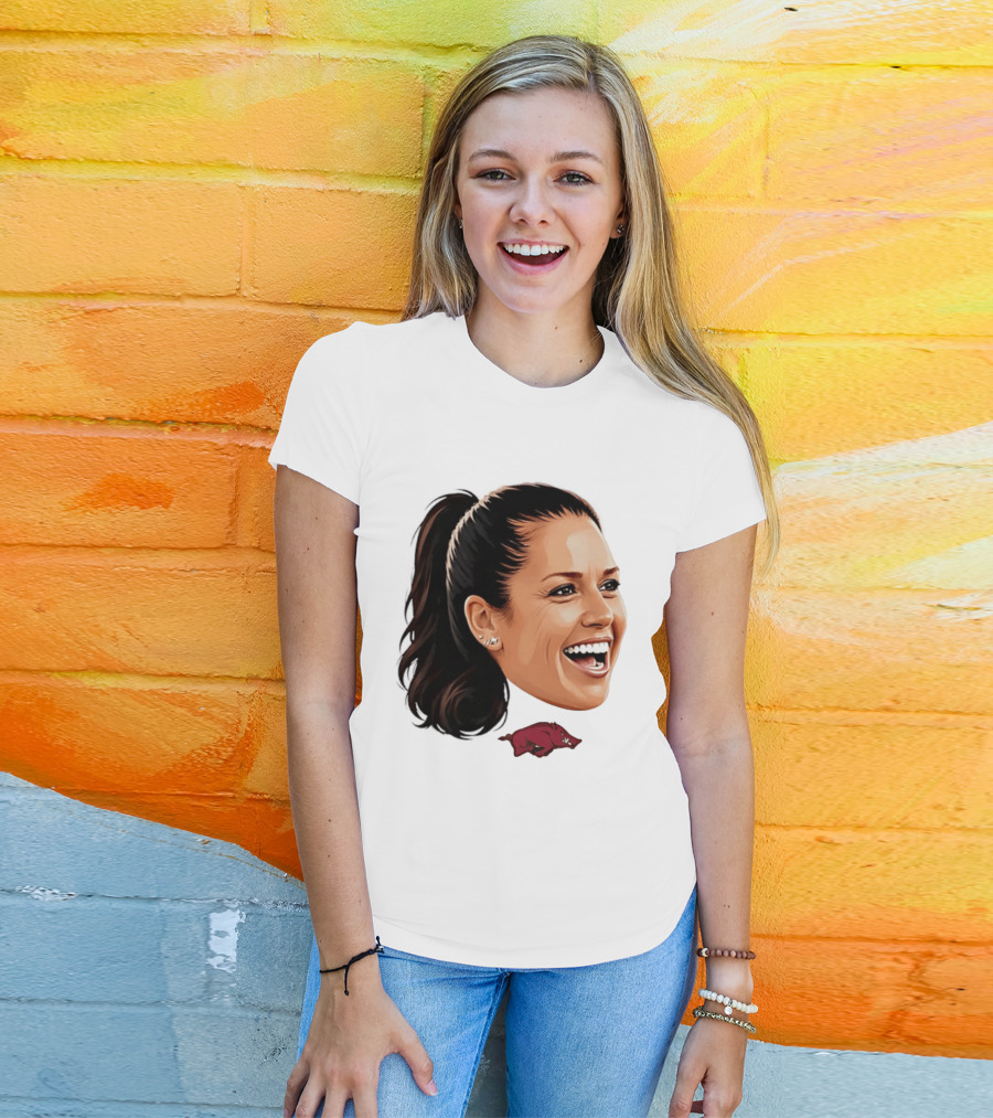 Arkansas Razorbacks Kailey Wyckoff Caricature Sports Team Fan Spirit T-Shirt