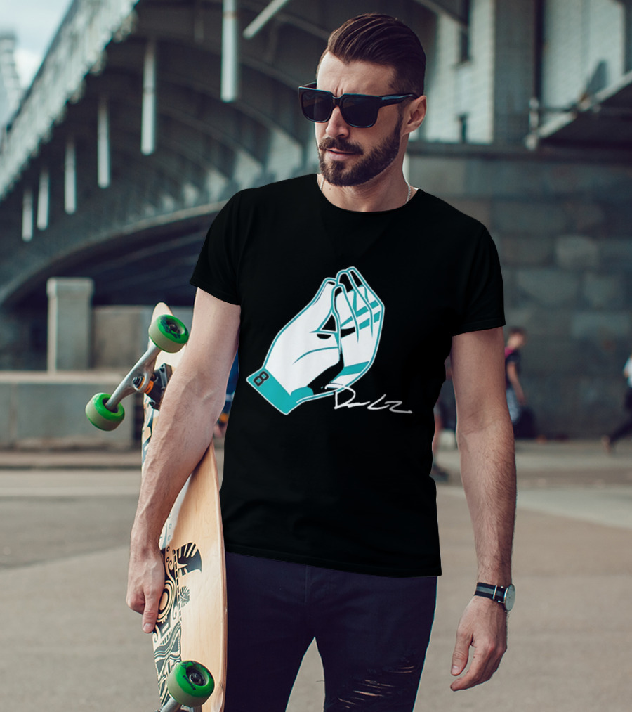 Dominic Canzone Seattle Mariners Che Vuoi Hand Gesture 8 Signature T-Shirt
