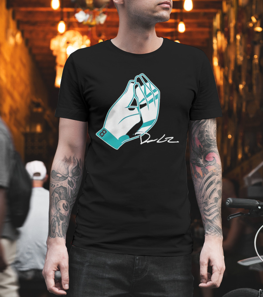 Dominic Canzone Seattle Mariners Che Vuoi Hand Gesture 8 Signature T-Shirt