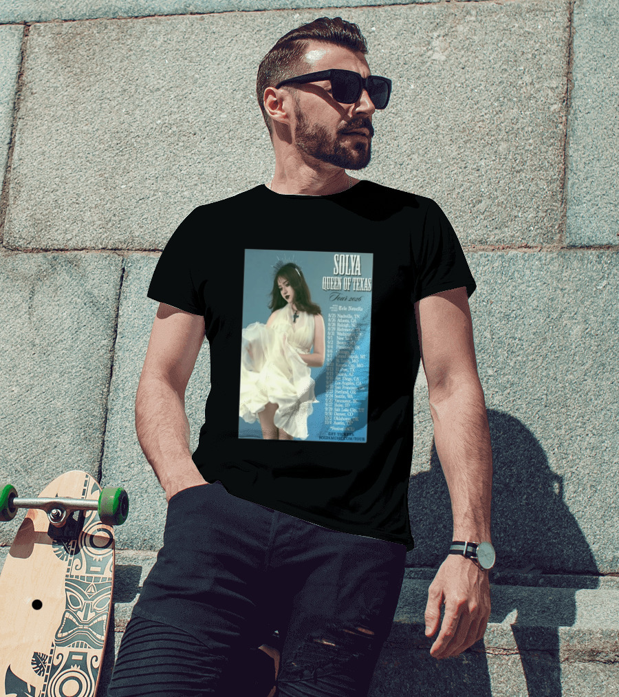 Solya Queen Of Texas Tour 2026 With Special Guest Tele Novella T-Shirt