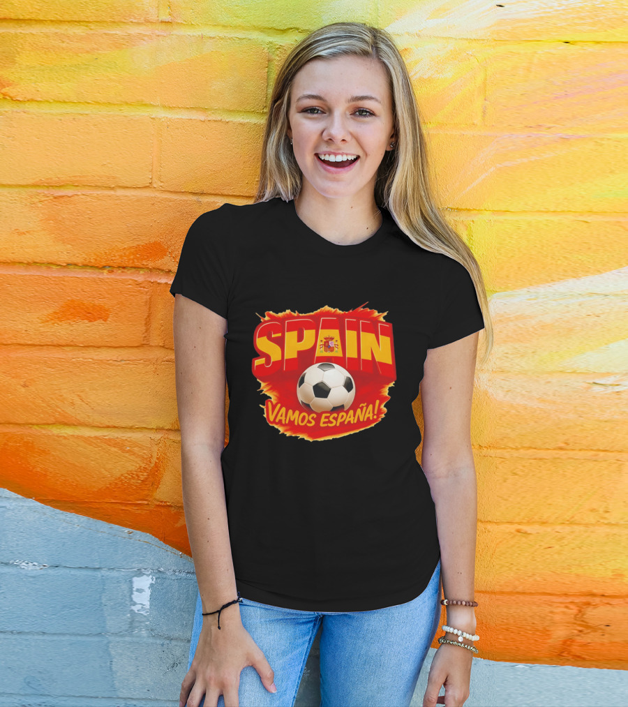 Spain Vamos España Soccer Ball T-Shirt