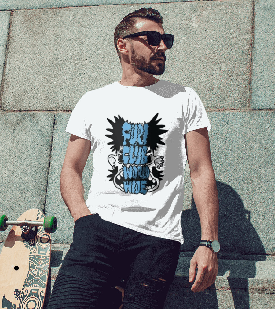 Furi Club Worldwide Skull Face T-Shirt