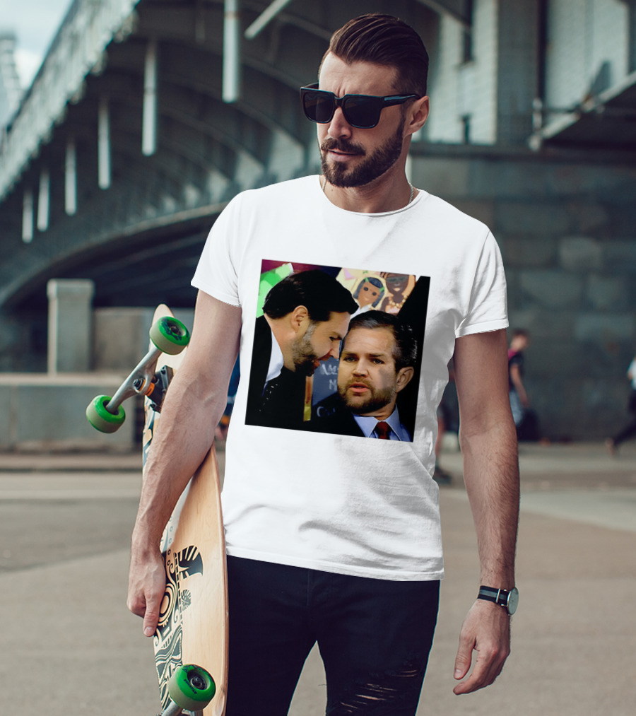 JD Vance And Jerry Falwell Jr Whispering In The American T-Shirt
