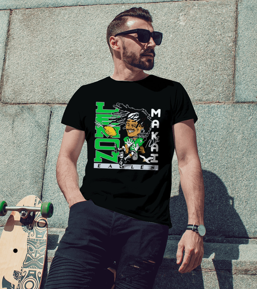 Lemon Zone Makai Eagles Jalen Hurts Philadelphia T-Shirt