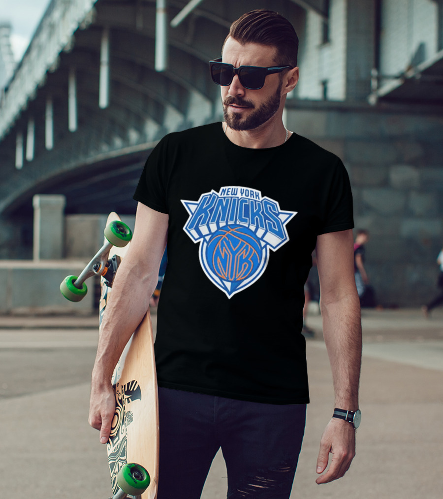New York Knicks 2026 Blue Basketball Team T-Shirt