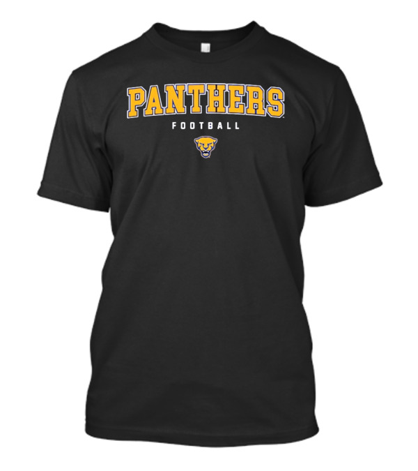 Panthers Football Blue Gold Panther Head T-Shirt