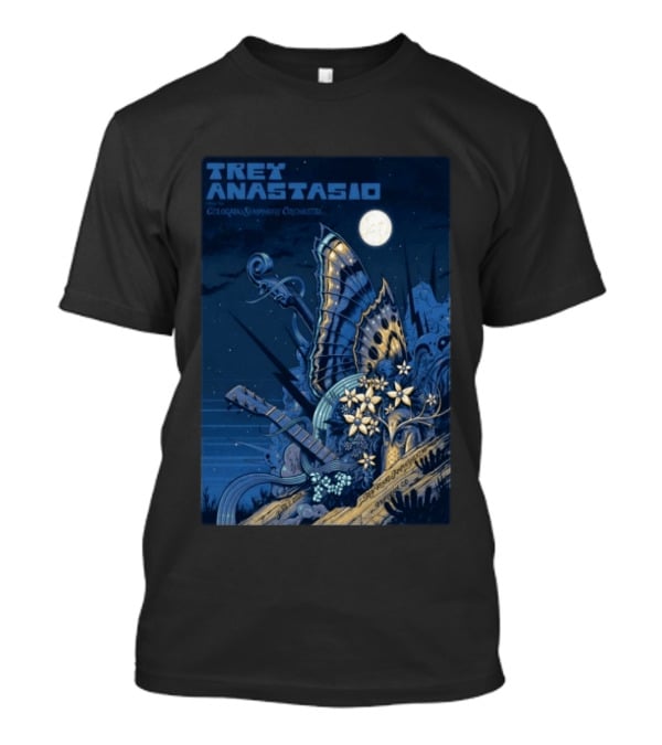 Trey Anastasio Colorado Symphony Orchestra Red Rocks Amphitheatre Moonlit Performance June 7 2026 T-Shirt