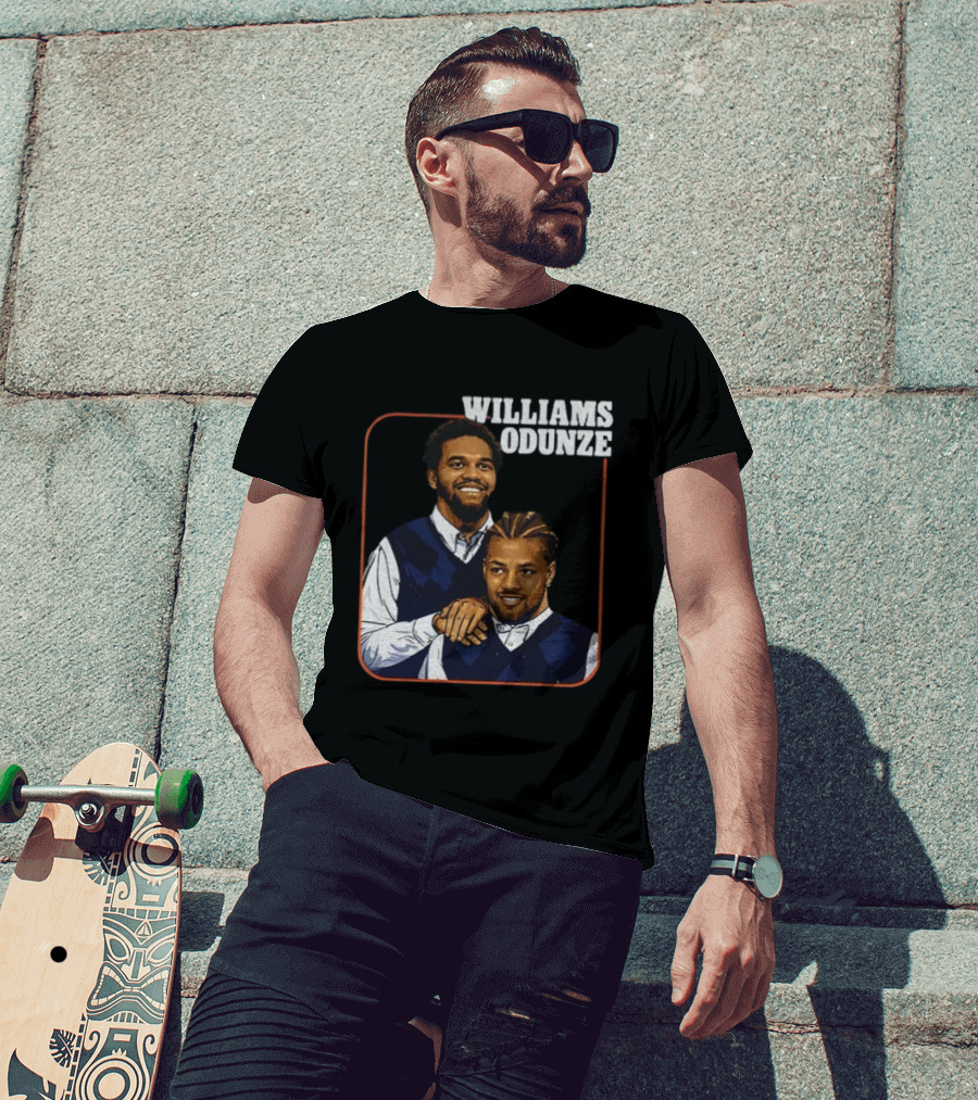 Caleb Williams Rome Odunze Vintage Step Brothers Bears T-Shirt