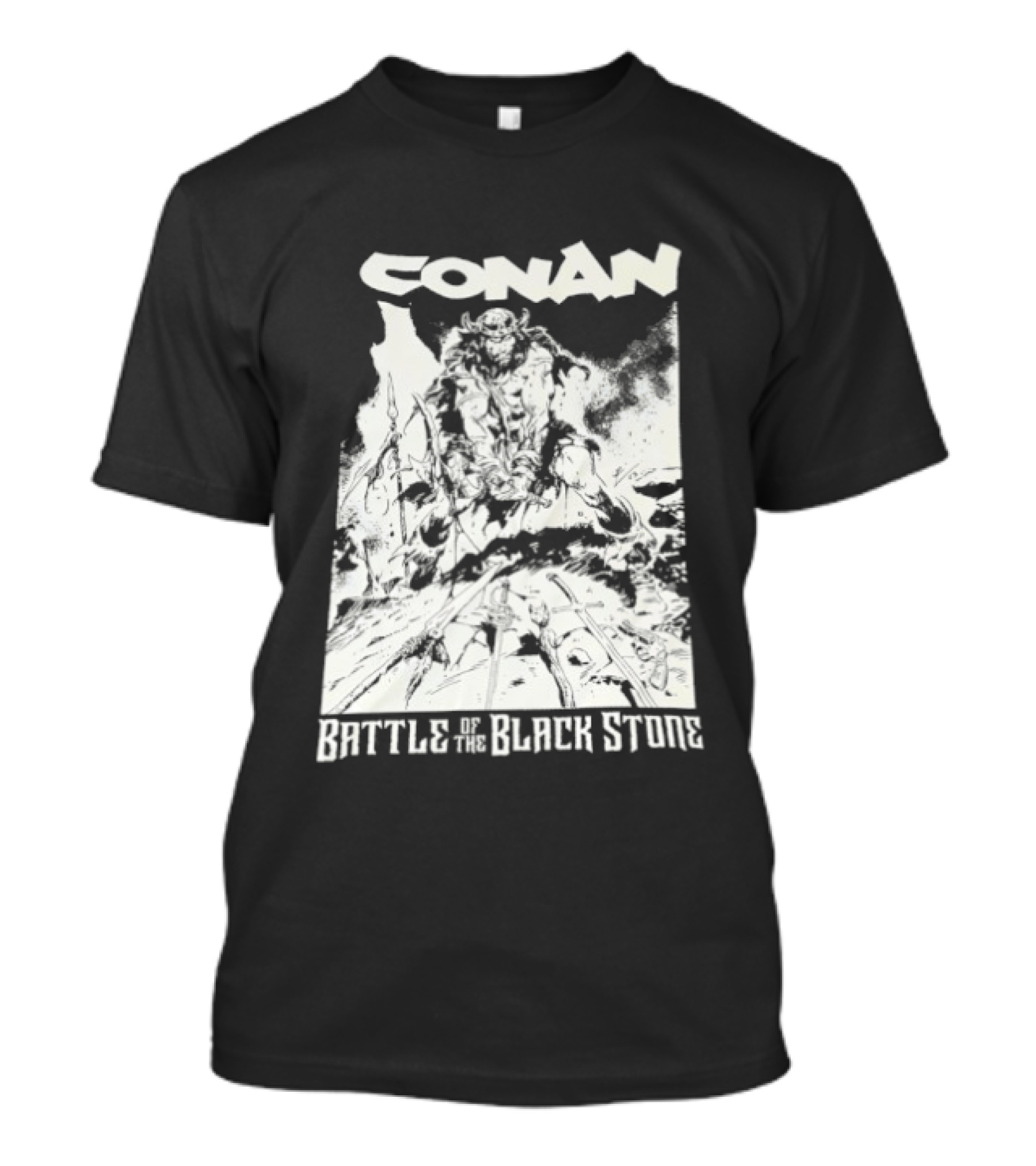 Conan Battle Of The Black Stone Fantasy Adventure T-Shirt