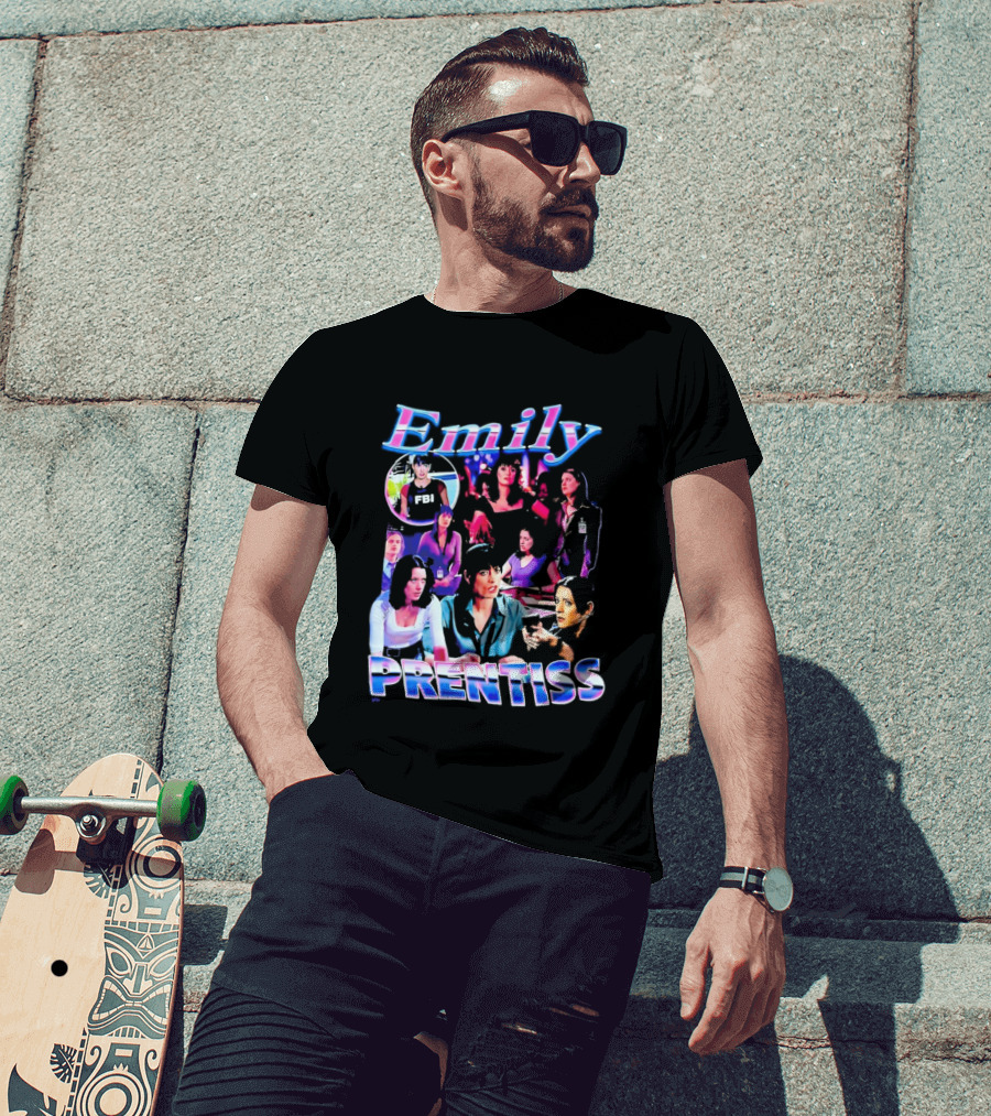 Emily Prentiss FBI Criminal Minds Collage T-Shirt