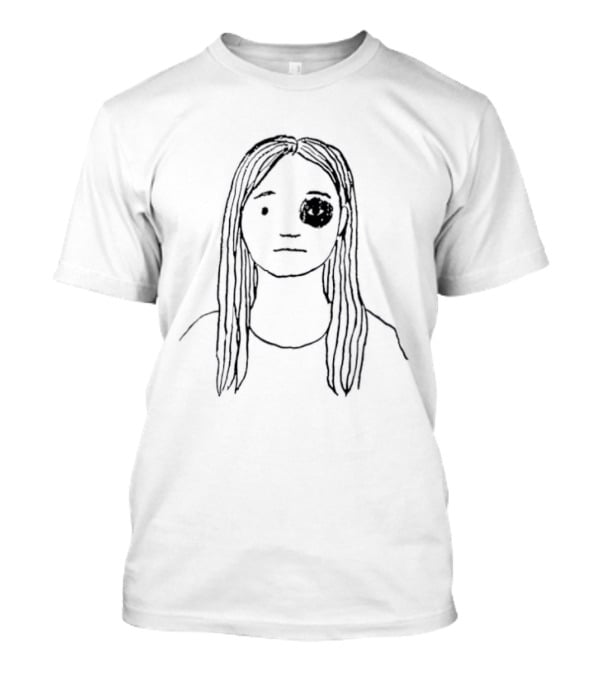 Praiseche Big Eyes Madonna Girl Portrait T-Shirt