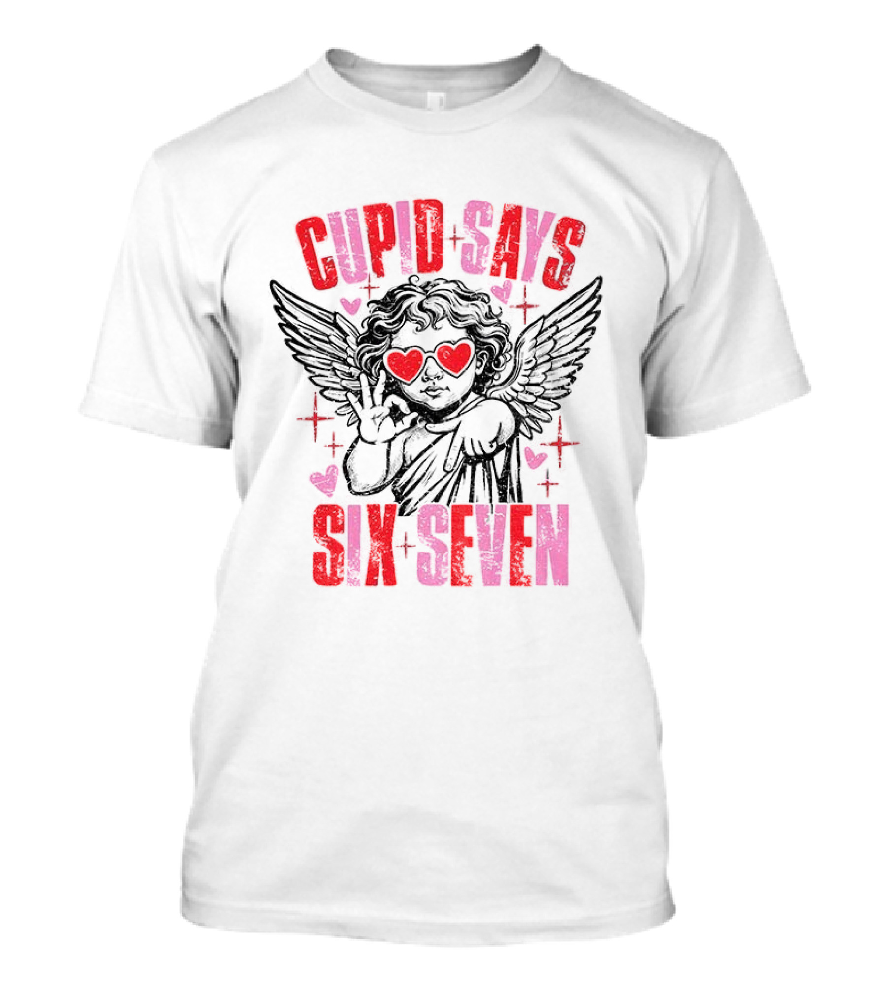 Cupid Says Six Seven Valentine’s Day Love T-Shirt