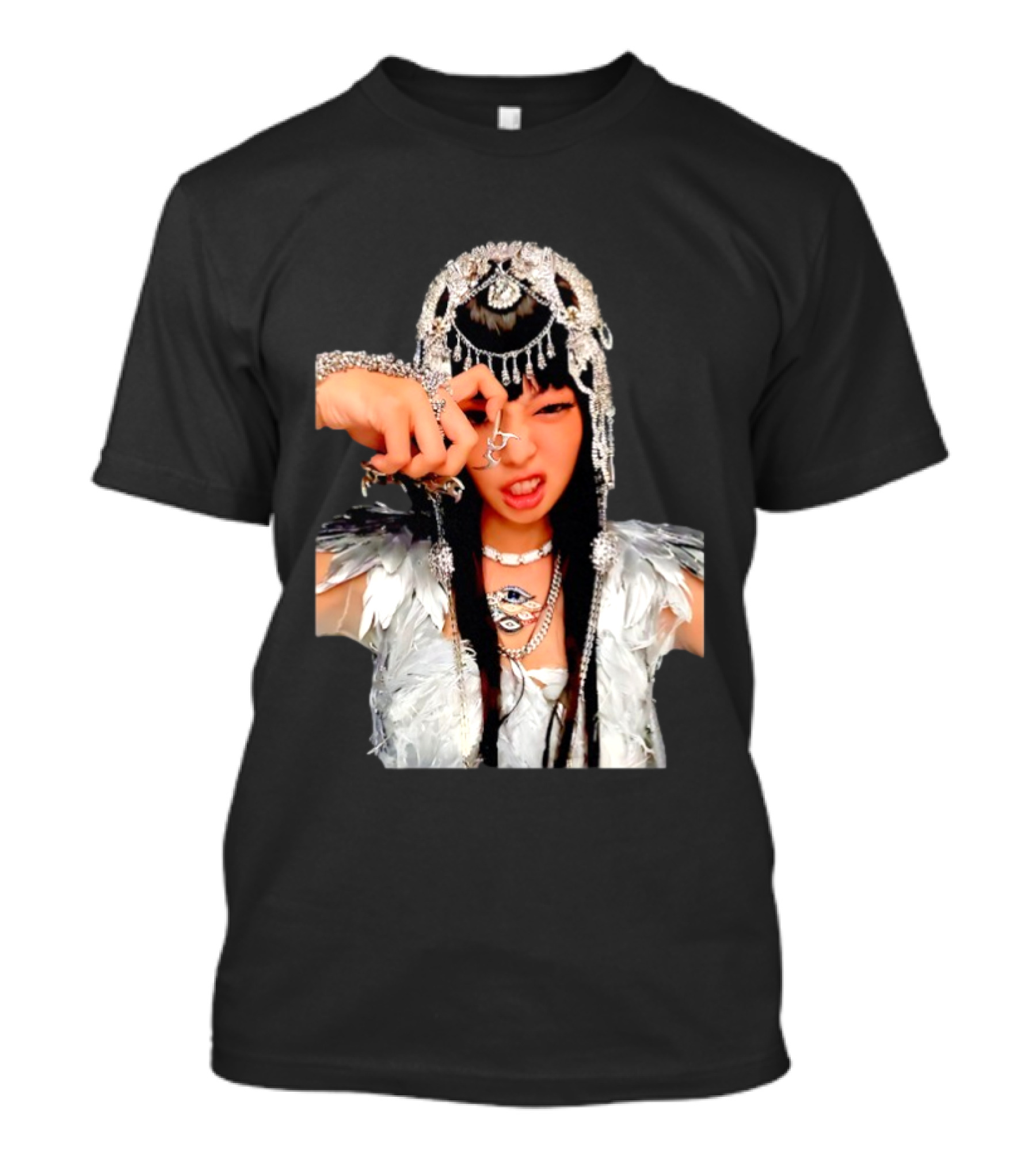 Jennie Blackpink Ruby Album Hip Hop Fashion T-Shirt