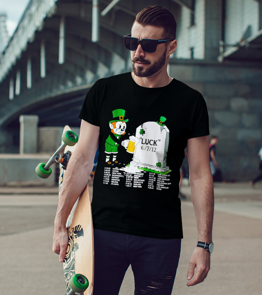 Leprechaun LeBron James Green With Envy Luck St. Patrick's Day 6 7 12 T-Shirt