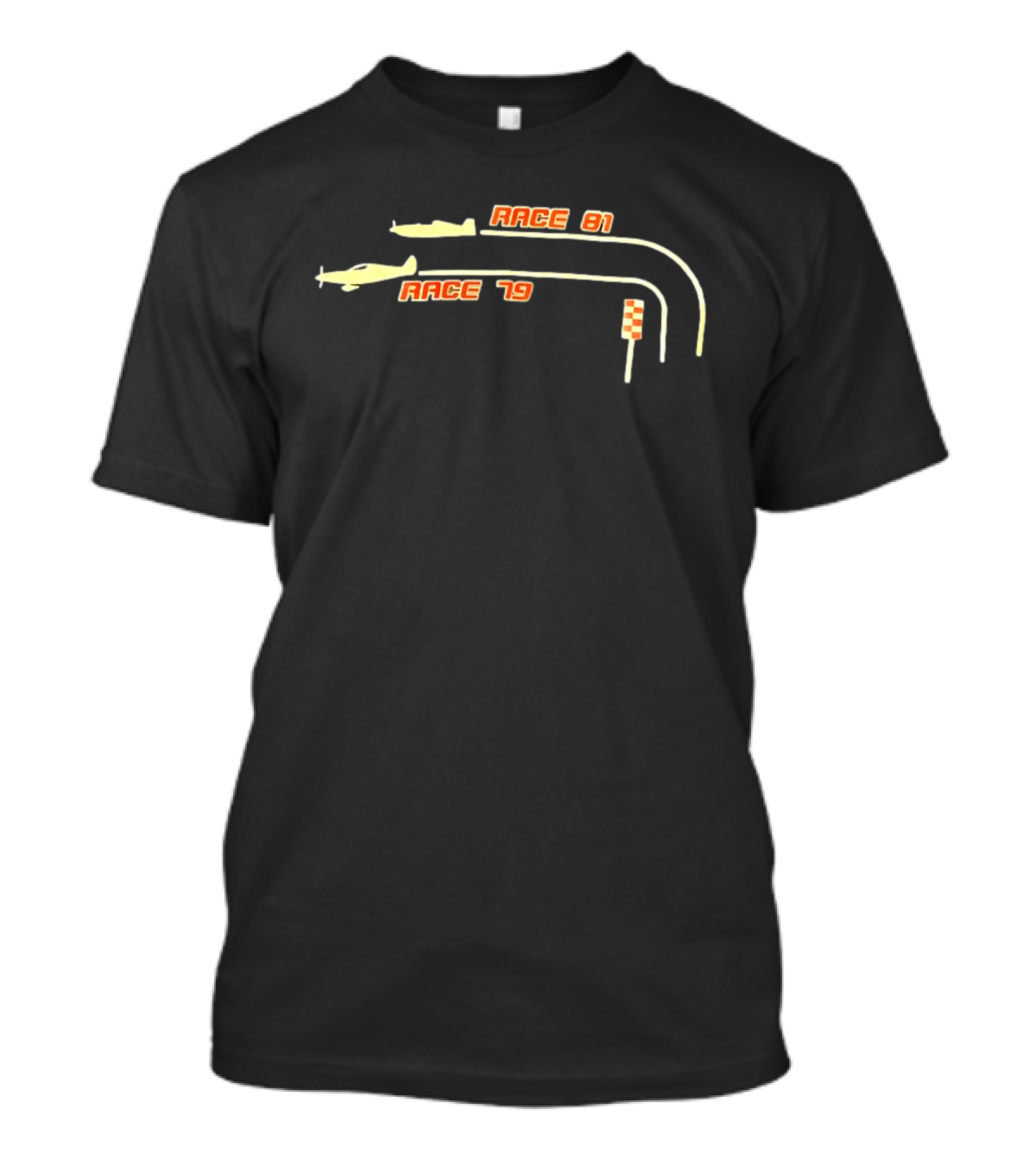 Race 81 Race 79 Flying Airplane Competition T-Shirt