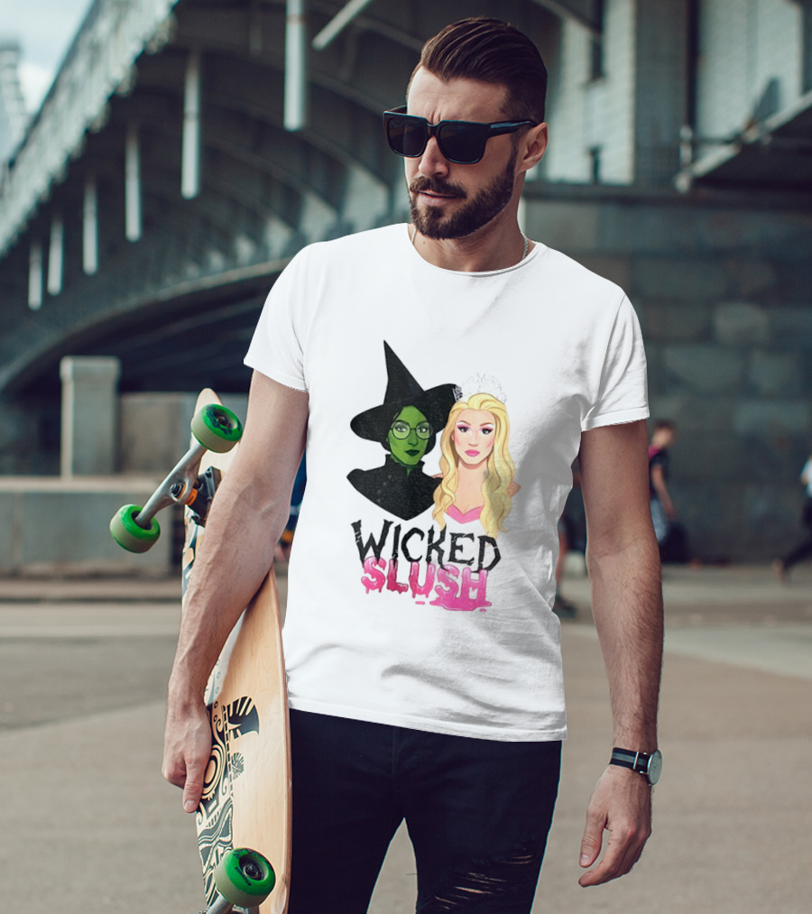 Wicked Slush Elphaba Glinda Disney Noobz T-Shirt