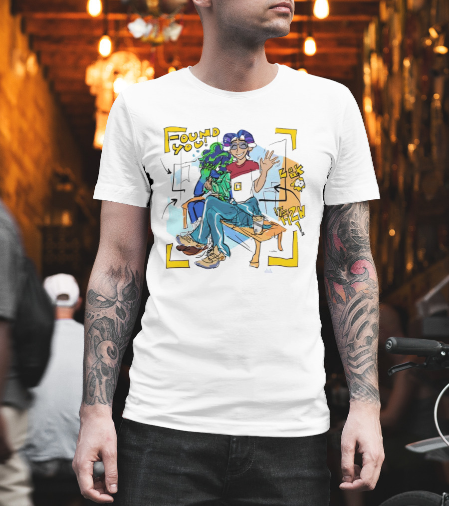 Found You Splatoon Nintendo Art Style Inkling Vibes T-Shirt