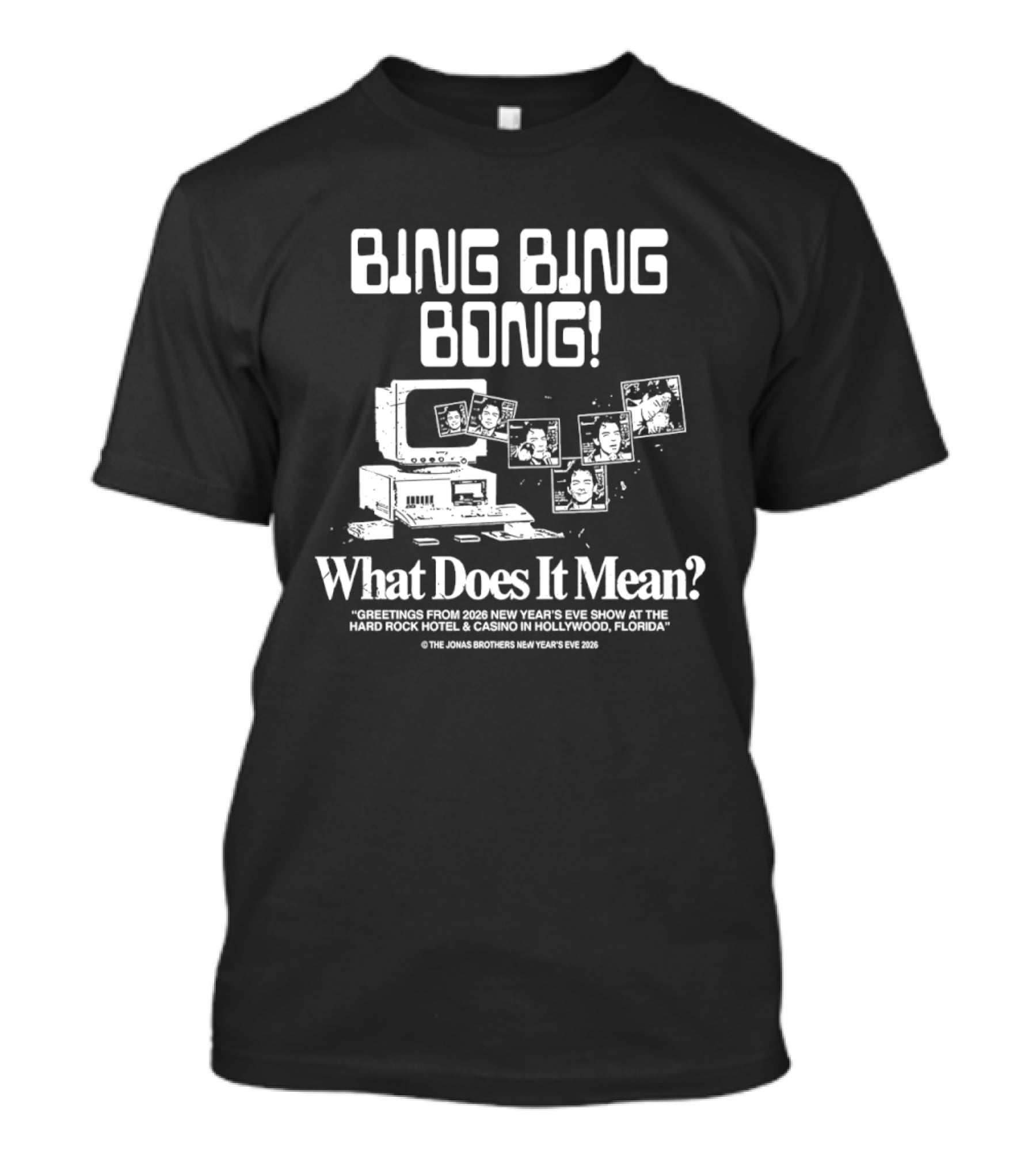 Bing Bing Bong What Does It Mean Monsters Love Scary Weird Fun Show Hollywood Florida 2026 T-Shirt