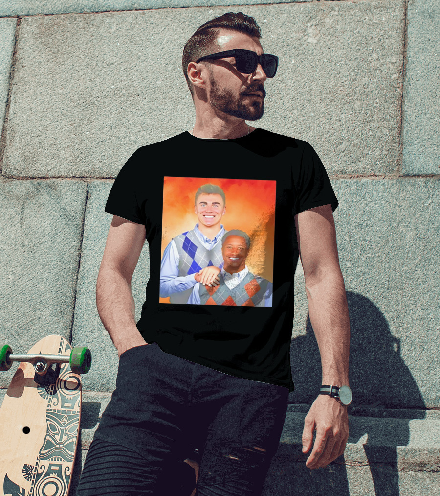 Bo Nix Courtland Sutton Step Brothers Denver Broncos NFL T-Shirt
