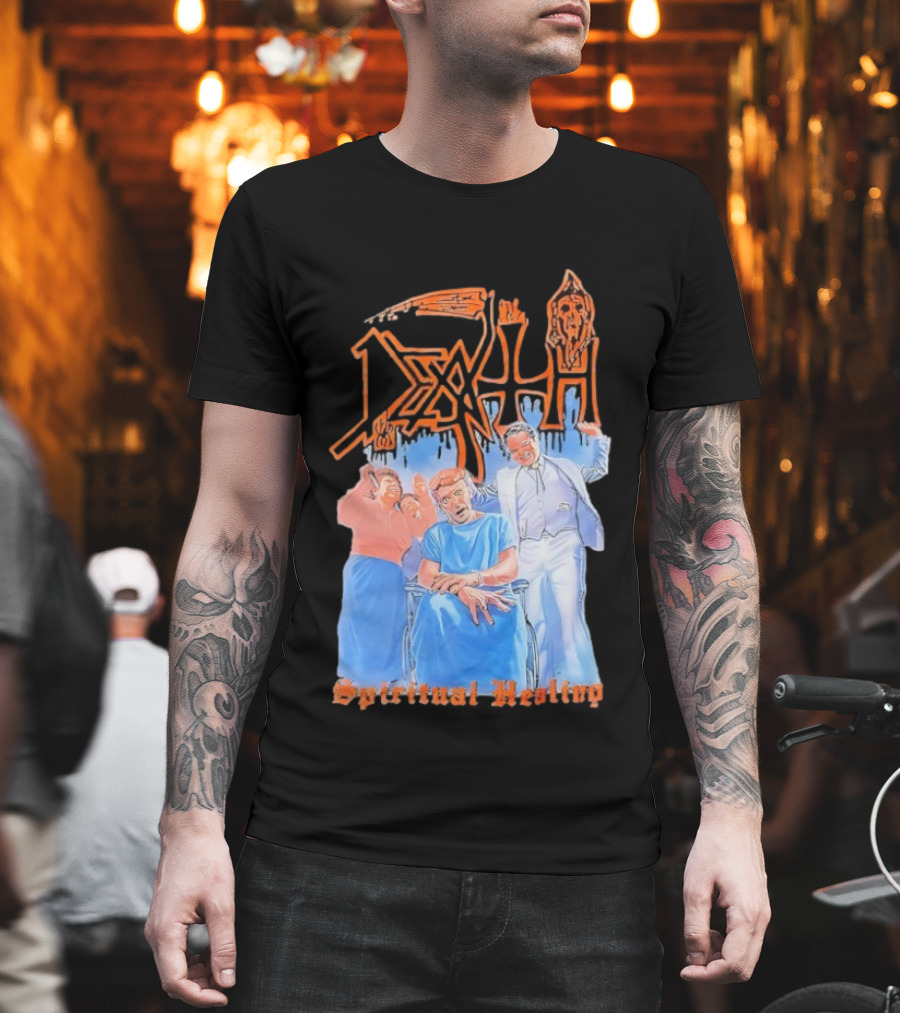 Death Spiritual Healing Album Cover Artwork By Ed Repka T-Shirt