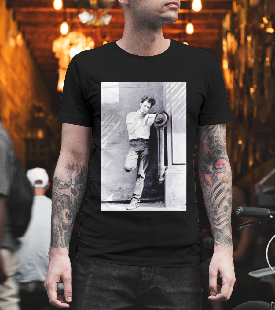 Robin Buckley Tom Waits Smoking Pose T-Shirt