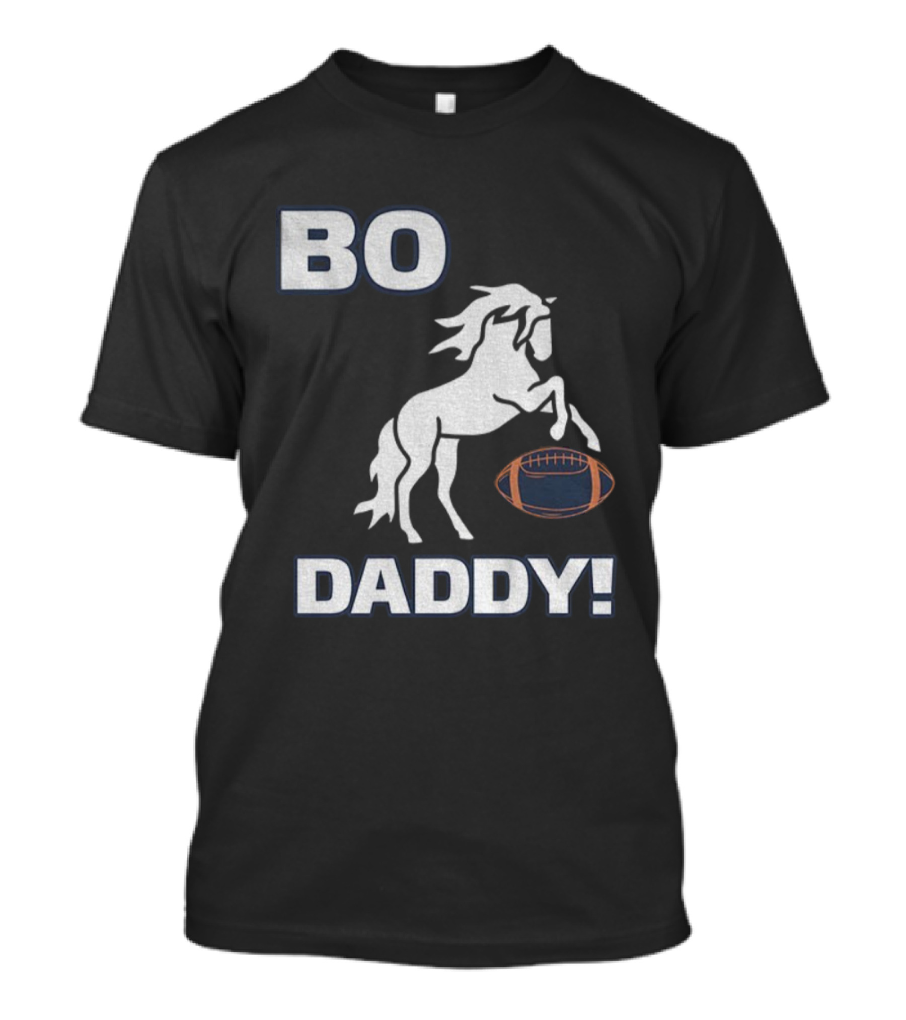 Bo Nix Denver Broncos Football Bo Daddy NFL 2025 Horseball T-Shirt