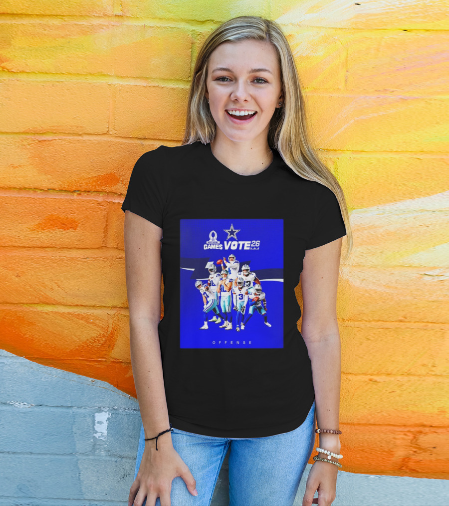 Dallas Cowboys Pro Bowl Games Vote 26 Offense T-Shirt