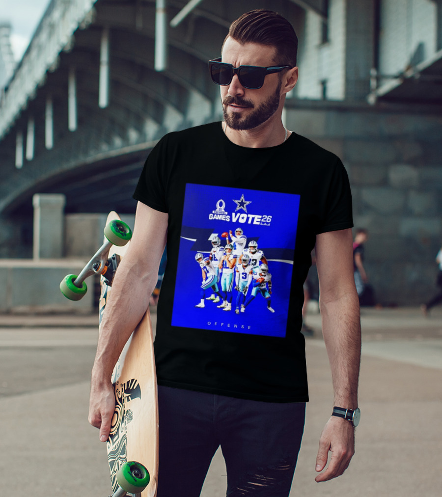 Dallas Cowboys Pro Bowl Games Vote 26 Offense T-Shirt