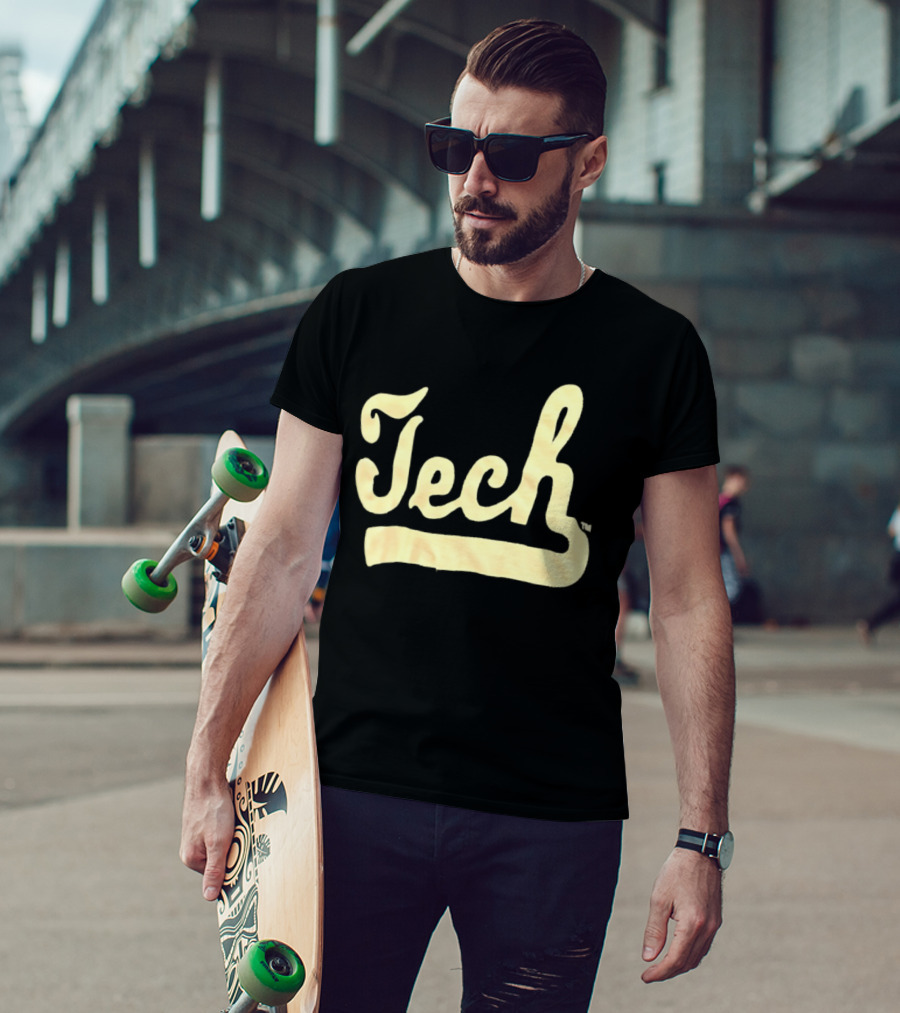 Louisiana Tech Script Font T-Shirt