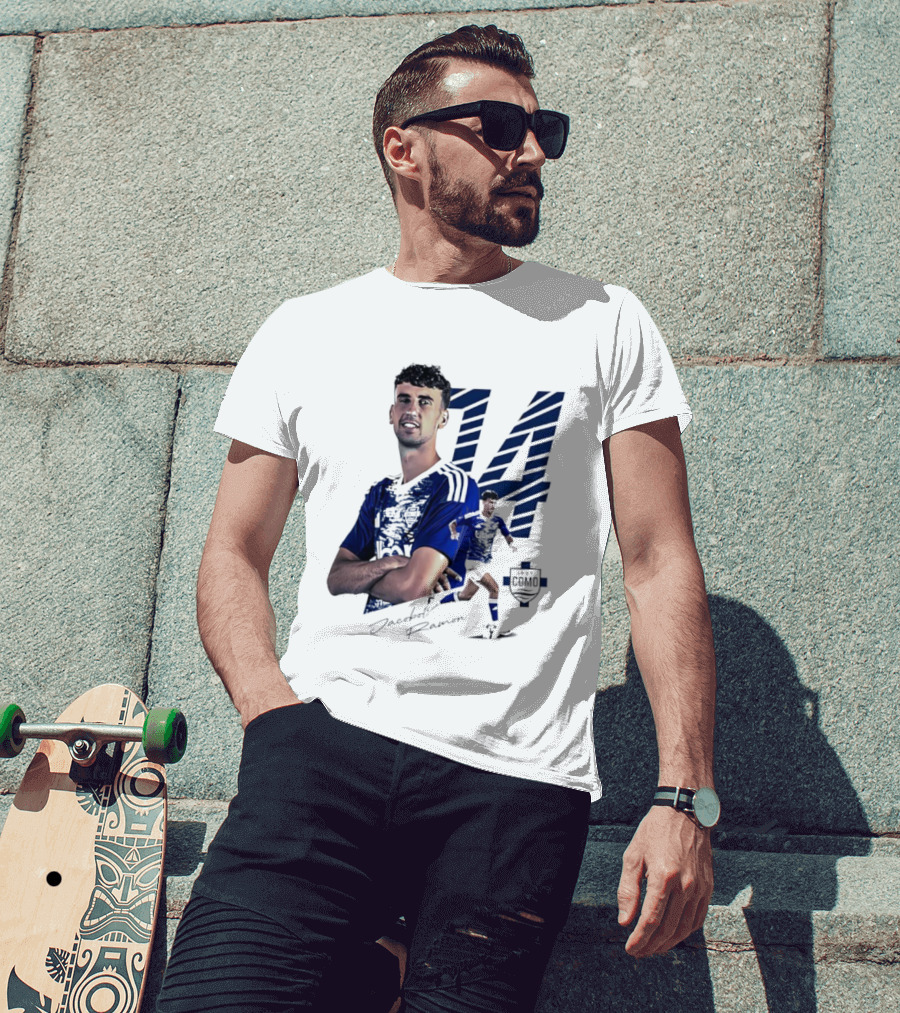 Jacobo Ramon 14 Como 1907 Players Collection Signature T-Shirt