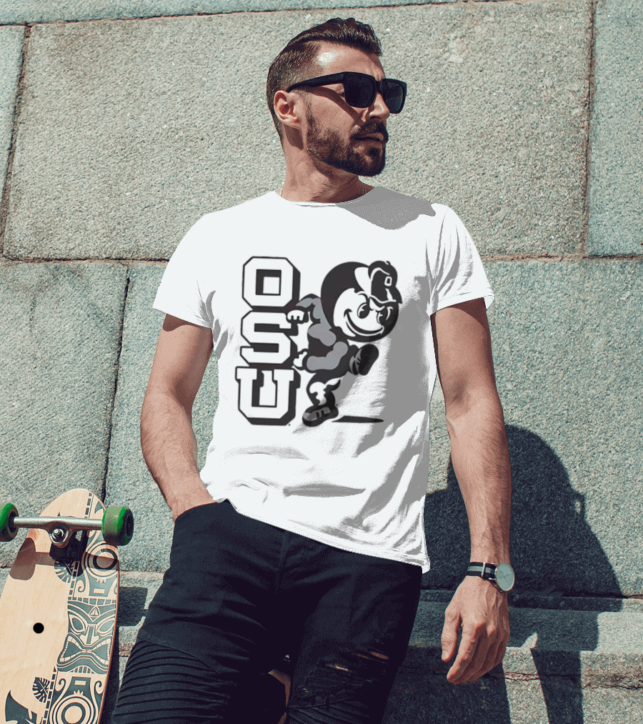 OSU Heritage Brutus Mascot Iconic Athletic Spirit T-Shirt