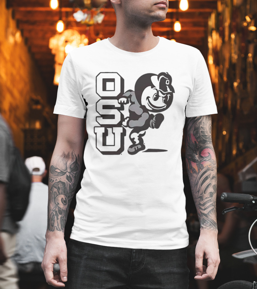 OSU Heritage Brutus Mascot Iconic Athletic Spirit T-Shirt
