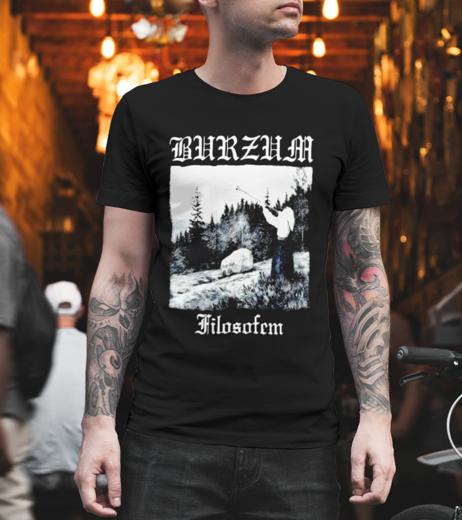 Burzum Filosofem Album Nordic Forest Scene T-Shirt