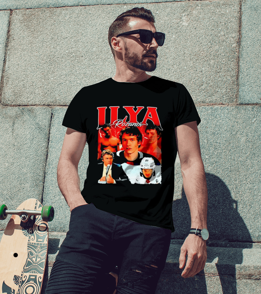 Ilya Rozanov Rivalry 90s Iconic Hockey Star T-Shirt