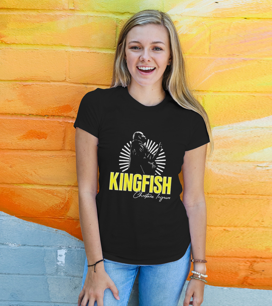 Kingfish Christone Ingram Blues Guitarist Iconic T-Shirt